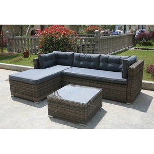 Комплект мебели Венеция AFM-302 Brown-Grey (искусственный ротанг)