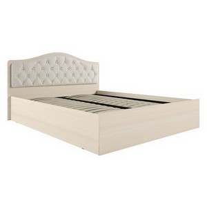 Кровать с ортопедическим основанием Дели 160х200 (дуб молочный/карамель)