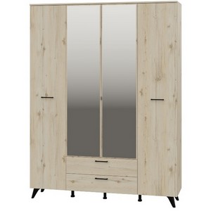 Шкаф 4-х дверный Sofia 19 (гаскон пайн светлый)