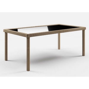 Стол из искусственного ротанга Сантьяго Макси (Santiago Maxi) Wood