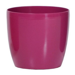 Кашпо для цветов Coubi Round DUO090-235C фуксия 0.5 л