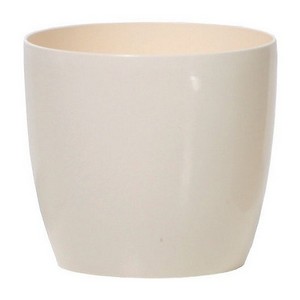 Кашпо для цветов Coubi Round DUO090-CY728 кремовый 0.5 л