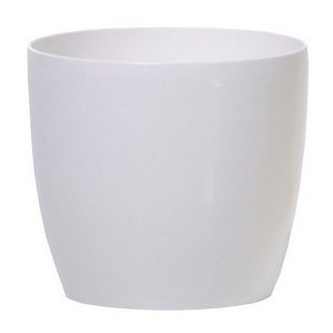 Кашпо для цветов Coubi Round DUO090-S449 белый 0.5 л