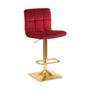 Стул барный GOLDIE (бордовый велюр (MJ9-43))