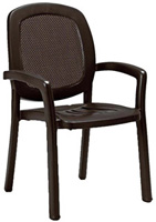Кресло CRETA (кофе, вставка Wicker)