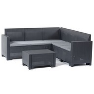 Комплект мебели для дачи Set Corner Nebraska HB (иск.ротанг)