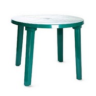 Пластиковый стол круглый (агр, диаметр 0,9 м) зеленый