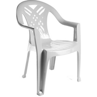 Кресло пластиковое N6 Престиж-2, цвет: белый