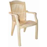 Кресло пластиковое N7 Премиум-1 серии Лессир, цвет: самшит