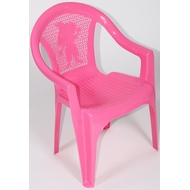 Кресло пластиковое детское 74702-160-0055, цвет: розовый