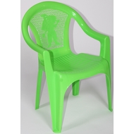 Кресло пластиковое детское 74702-160-0055, цвет: салатовый