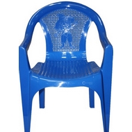 Кресло пластиковое детское 74702-160-0055, цвет: синий