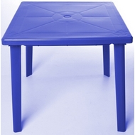 Стол пластиковый квадратный 74702-130-0019-kv-pr, цвет: синий