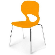 Пластиковый стул Kony Orange (84 см)