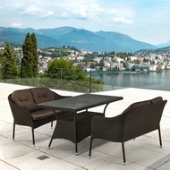 Комплект мебели Лонго T198A/S54A-W53 Brown (коричневый)