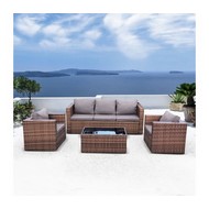 Комплект плетеной мебели AFM-302AL Brown