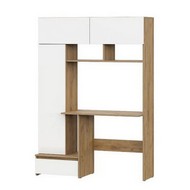 Стол компьютерный Некст 1 (дуб золотистый, белый)