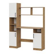 Стол компьютерный СТК 21 (дуб золотистый, белый)