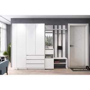 Прихожая Бали комплект 13 (белый)