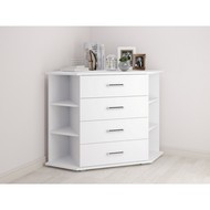 Комод угловой Катрин 7 (белый)