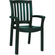 Кресло пластиковое Анкона, цвет зеленый