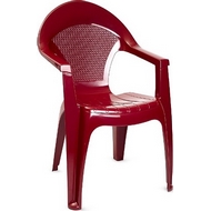 Кресло пластиковое Барселона, цвет бордовый