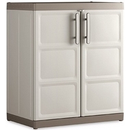 Шкаф из пластика Excellence XL Low Cabinet (Экселенсе Икс Эль Лоу Кабинет), цвет бежевый