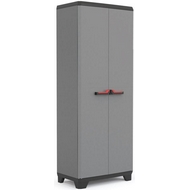 Шкаф из пластика Stilo Utility Cabinet (Стило Утилити Кабинет), цвет темно-серый, черный