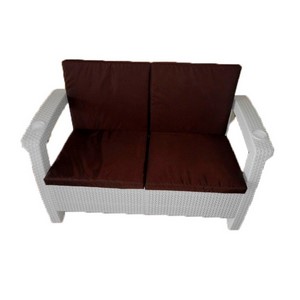   Yalta Sofa 2 Seat Premium White    