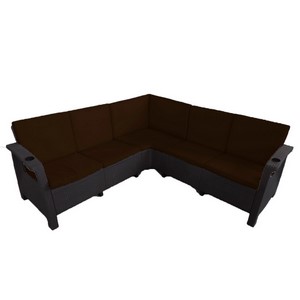   Yalta Corner Set Chocolate Premium    