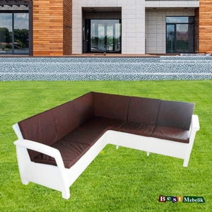   Yalta Corner Set White Premium    