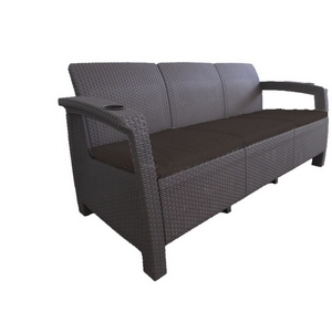   Yalta Sofa 3 Seat hocolate