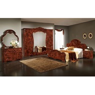 Мебель для спальни Тициана с пятидверным шкафом  (орех глянец)