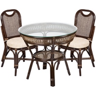 Комплект мебели (стол 11-23 A и 2 стула 04-22) тёмно-коричневый