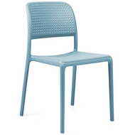 Пластиковый стул Bora Bistrot голубой