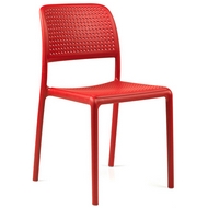Пластиковый стул Bora Bistrot красный