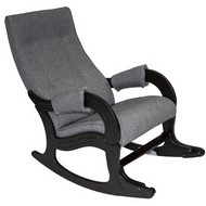 Кресло-качалка для отдыха Модель 707 (ткань, экокожа)