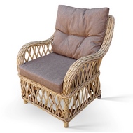 Кресло для дачи КМ-2004 из натурального ротанга