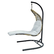 Подвесное кресло-шезлонг Relaxa (коричневое)