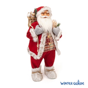 Фигурка Дед Мороз, высота 80 см, красный
