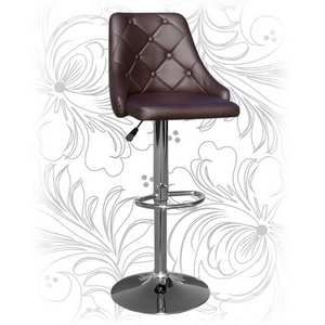 Барный стул с мягкой спинкой Лого-М LM-5021, цвет: коричневый