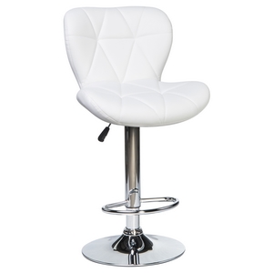 Барный стул с мягкой спинкой Лого-М LM-5022, цвет: белый