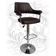 Барный стул с подлокотниками Лого-М LM-5019, цвет: коричневый