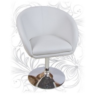 Дизайнерское барное кресло Лого-М LM-8600, цвет: белый