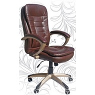 Кресло компьютерное офисное Лого-М LMR-106B, цвет: коричневый