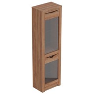 Шкаф-витрина одностворчатый для гостиной Sorento (дуб стирлинг)