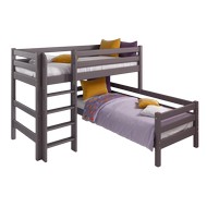 Кровать детская Sonya вариант 7 прямая лестница (лаванда)