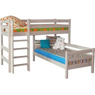 Кровать детская Sonya вариант 7 с прямой лестницей