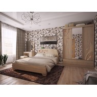 Мебель для спальни Виктория-1 дуб сонома (комплектация 1)
