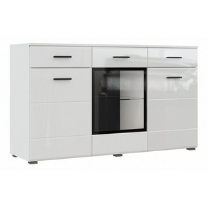 Тумба-витрина Gloss 2 (белый)